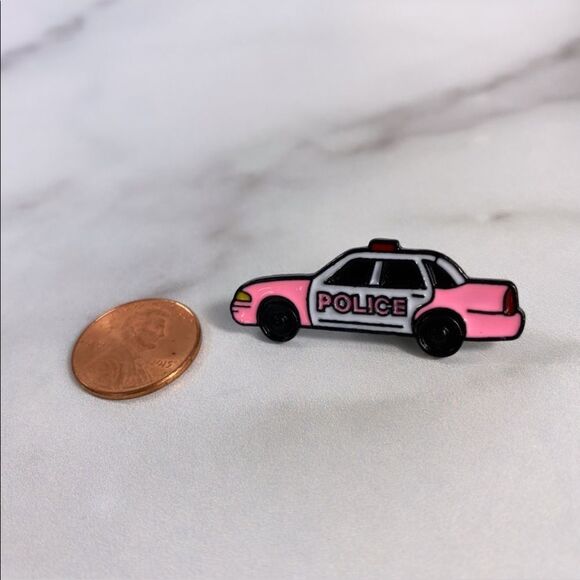 Pink Cop Police Cruiser Trooper Enamel Pin/Brooch - Picture 3 of 7